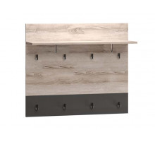 Настенная вешалка для одежды ПХ-10 (ЯТ) Ханна с полкой Настенная вешалка для одежды ПХ-10 (ЯТ) Ханна с полкой