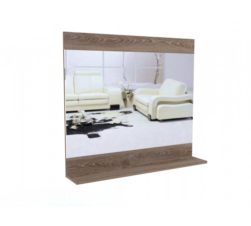 Настенное зеркало ПХ-8 (ЯТ) Ханна с полкой Настенное зеркало ПХ-8 (ЯТ) Ханна с полкой