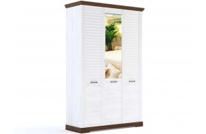 Трехстворчатый шкаф для одежды СК-7 (СА/ОРТ) Кантри с зеркалом Трехстворчатый шкаф для одежды СК-7 (СА/ОРТ) Кантри с зеркалом