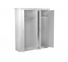 Четырехстворчатый шкаф для одежды Клер, Сосна Андерсен Четырехстворчатый шкаф для одежды Клер, Сосна Андерсен