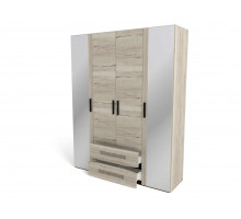 Четырехстворчатый шкаф для одежды СМ-13 Мале с зеркалом Четырехстворчатый шкаф для одежды СМ-13 Мале с зеркалом