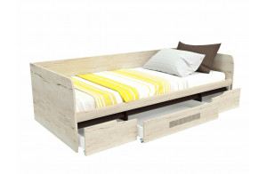 Односпальная кровать СМ-16 Мале с выдвижным ящиком Односпальная кровать СМ-16 Мале с выдвижным ящиком
