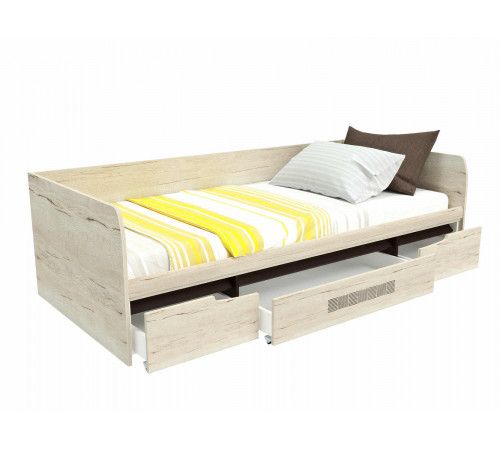 Односпальная кровать СМ-16 Мале с выдвижным ящиком Односпальная кровать СМ-16 Мале с выдвижным ящиком