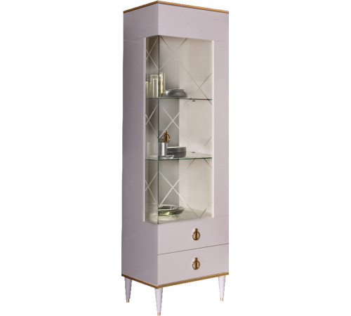 Шкаф витрина Rimini РМВ1-1С правая(слоновая кость) Шкаф витрина Rimini РМВ1-1С правая(слоновая кость)