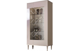 Шкаф витрина Rimini РМВ2-2С правый (слоновая кость) Шкаф витрина Rimini РМВ2-2С правый (слоновая кость)