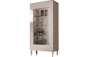 Шкаф витрина Rimini РМВ2-2С правый (слоновая кость) Шкаф витрина Rimini РМВ2-2С правый (слоновая кость)