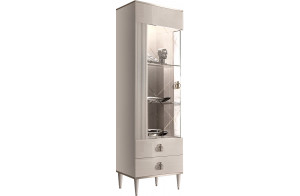 Шкаф витрина Rimini Solo РМВ1-1С (s) левый (слоновая кость) Шкаф витрина Rimini Solo РМВ1-1С (s) левый (слоновая кость)