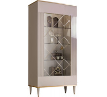 Шкаф витрина Rimini Solo РМВ2-2С (s) левый (слоновая кость)