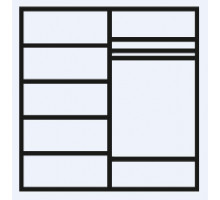 Четырехстворчатый шкаф для одежды Амели АМШ2/4 (дуб) Четырехстворчатый шкаф для одежды Амели АМШ2/4 (дуб)