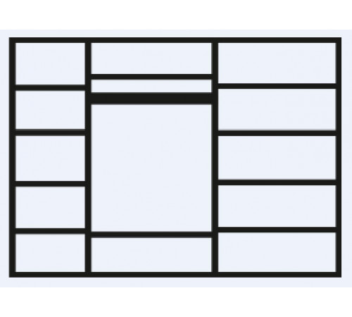 Пятистворчатый шкаф для одежды Амели АМШ2/5 (дуб) Пятистворчатый шкаф для одежды Амели АМШ2/5 (дуб)