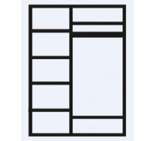 Трехстворчатый шкаф для одежды с зеркалом Амели АМШ1/3 (дуб) Трехстворчатый шкаф для одежды с зеркалом Амели АМШ1/3 (дуб)