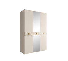 Трехстворчатый шкаф для одежды с зеркалом Богемия Фарфале (Bogemia Farfalle) БМШ1/3 (Fа)