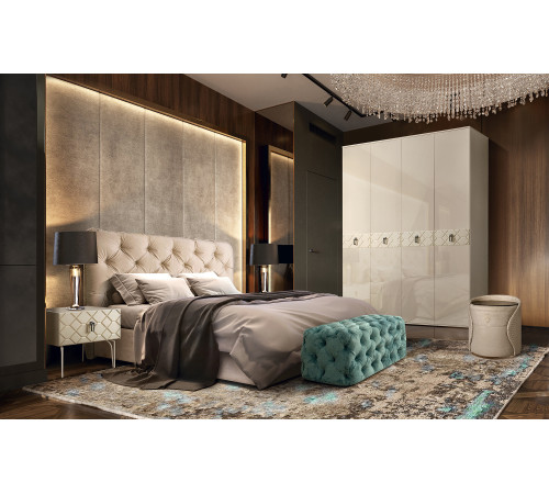 Четырехстворчатый шкаф для одежды Богемия Фарфале (Bogemia Farfalle) БМШ2/4 (Fа) Четырехстворчатый шкаф для одежды Богемия Фарфале (Bogemia Farfalle) БМШ2/4 (Fа)