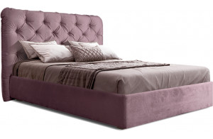 Двуспальная кровать с подъемным механизмом BOGEMIA (лаванда) Двуспальная кровать с подъемным механизмом BOGEMIA (лаванда)