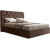 Двуспальная кровать с подъемным механизмом BOGEMIA (шоколад) Двуспальная кровать с подъемным механизмом BOGEMIA (шоколад)