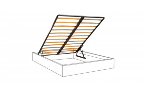 Двуспальная кровать с подъемным механизмом Baveno Двуспальная кровать с подъемным механизмом Baveno