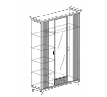 Трехдверный шкаф Мартина 821 Трехдверный шкаф Мартина 821