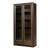 Шкаф витрина в гостиную Орлеан 838 ясень темный Шкаф витрина в гостиную Орлеан 838 ясень темный