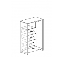 Комод для белья Гранж 985 Комод для белья Гранж 985