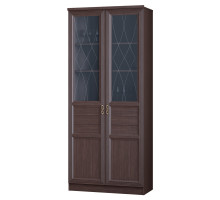 Шкаф витрина в гостиную Лира 39 темный Шкаф витрина в гостиную Лира 39 темный
