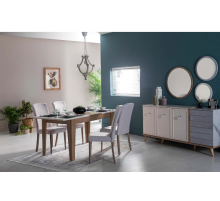 Стол обеденный Мавенна (Mavenna), раскладной, mini MAVN-14A