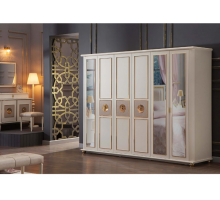 Шкаф платяной 6-ти дверный Мистраль (Mistral) MIST-34 Шкаф платяной 6-ти дверный Мистраль (Mistral) MIST-34