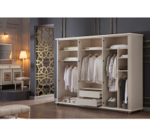 Шкаф платяной 6-ти дверный Мистраль (Mistral) MIST-34 Шкаф платяной 6-ти дверный Мистраль (Mistral) MIST-34