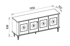 Буфет Мистраль (Mistral) MIST-10 Буфет Мистраль (Mistral) MIST-10