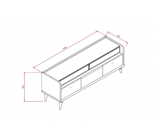 Тумба ТВ Монреаль (Monreal) Тумба ТВ Монреаль (Monreal)