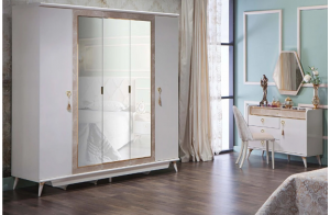 Шкаф платяной Монреаль (Monreal) 5-ти дверный MONR-33 Шкаф платяной Монреаль (Monreal) 5-ти дверный MONR-33