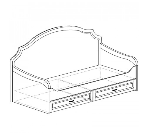 Кровать с ящиком Прованс 415 Кровать с ящиком Прованс 415