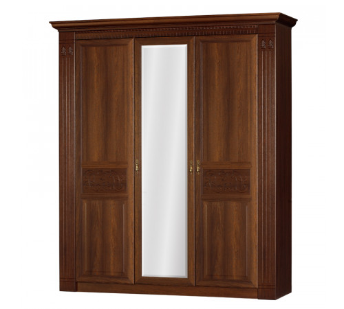 Трехдверный шкаф для одежды Лючия 180 темный