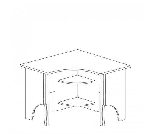 Угловой стол Ралли 858 Угловой стол Ралли 858