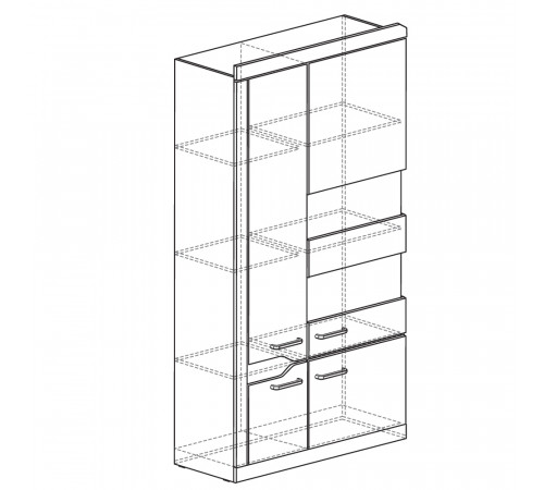 Шкаф комбинированный Ронда 306 Шкаф комбинированный Ронда 306