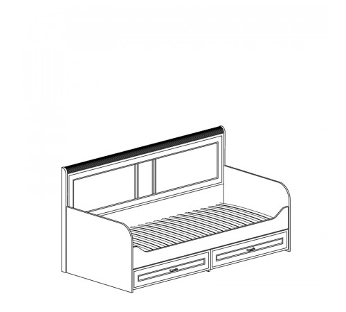 Односпальная кровать с ящиками Белла 250 Односпальная кровать с ящиками Белла 250