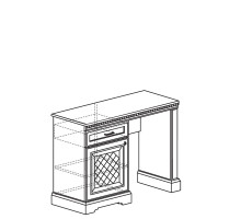 Туалетный столик Парма 802 кремовый белый Туалетный столик Парма 802 кремовый белый