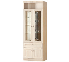 Шкаф витрина для посуды Инна 612 светлый Шкаф витрина для посуды Инна 612 светлый