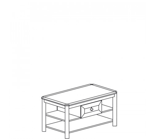 Журнальный столик Инна 623 темный Журнальный столик Инна 623 темный