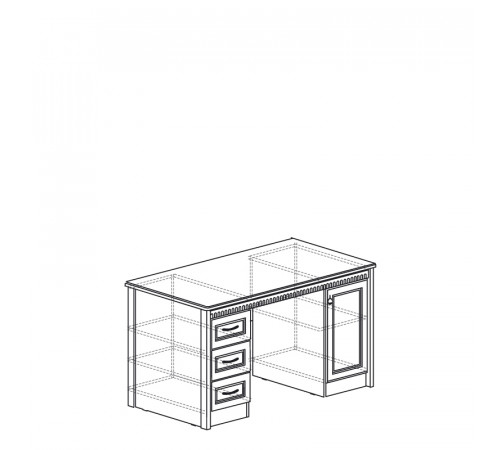 Стол письменный Лючия 193 светлый Стол письменный Лючия 193 светлый