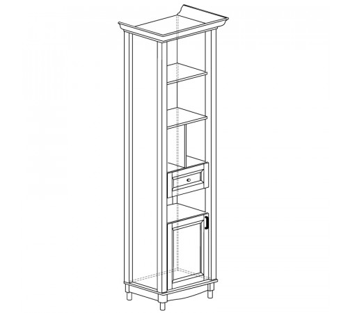 Открытый шкаф Прованс 403 Открытый шкаф Прованс 403