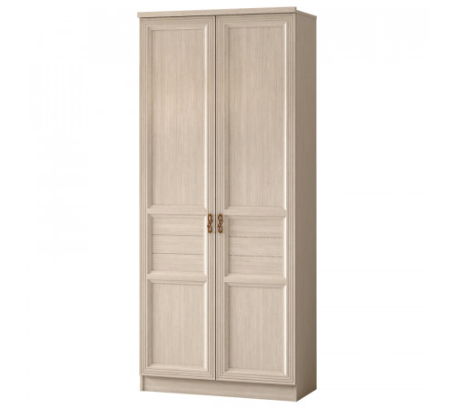 Двухстворчатый шкаф для одежды Лира 56 светлый Двухстворчатый шкаф для одежды Лира 56 светлый