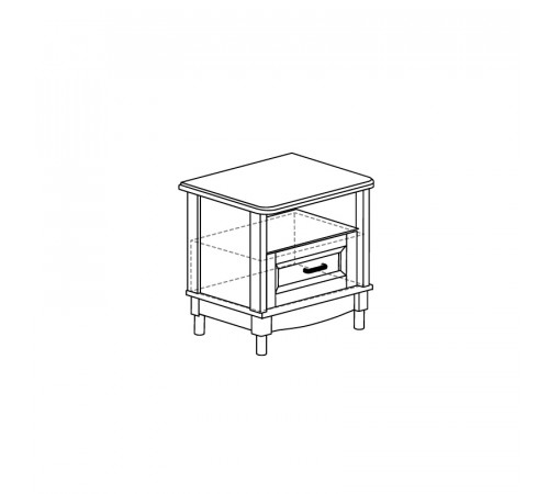 Тумба прикроватная Прованс 413 Тумба прикроватная Прованс 413