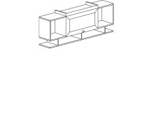 Полка навесная Инна 613 светлая Полка навесная Инна 613 светлая