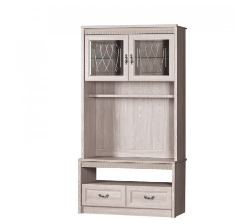 Шкаф витрина комбинированный Лючия 187 светлый Шкаф витрина комбинированный Лючия 187 светлый