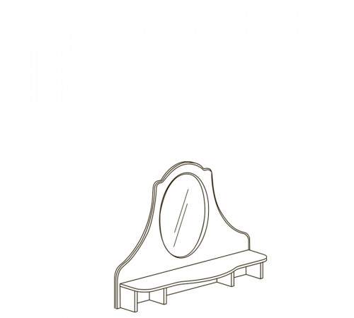 Зеркало для комода Алиса 557 Зеркало для комода Алиса 557