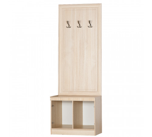 Тубма с вешалкой для прихожей Инна 620 светлая Тубма с вешалкой для прихожей Инна 620 светлая